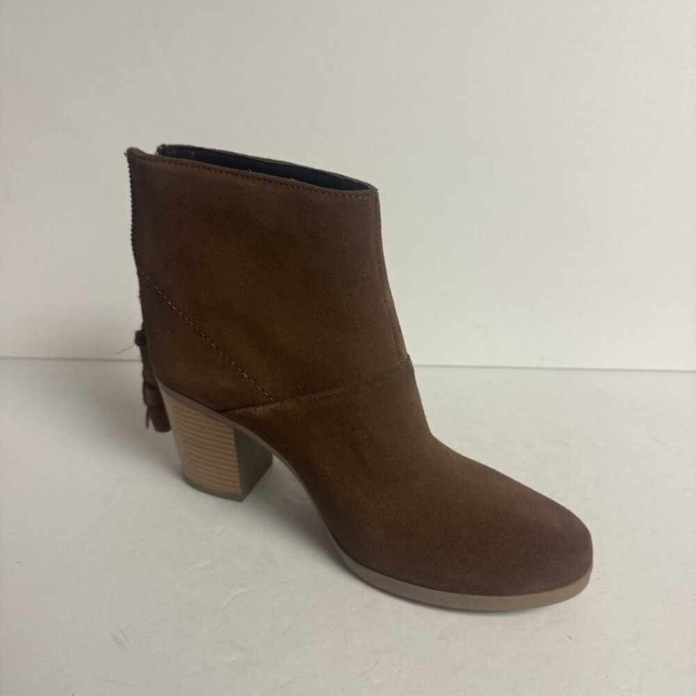 Hush Puppies Womens Ingrid Ankle Boot Tan Suede Size 8 M - Picture 2 of 6
